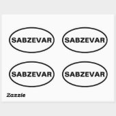 FOUR Sabzevar Ovale Sticker (Vel)