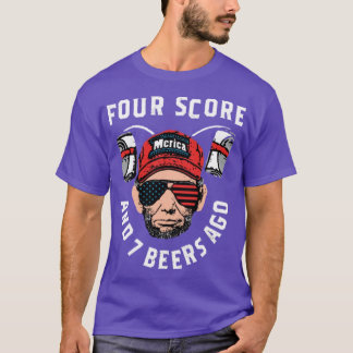 Four Score en 7 biertjes geleden T-shirt