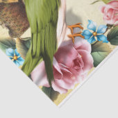Four Seasons Collage Design Serie 1 Tissuepapier (Detail)