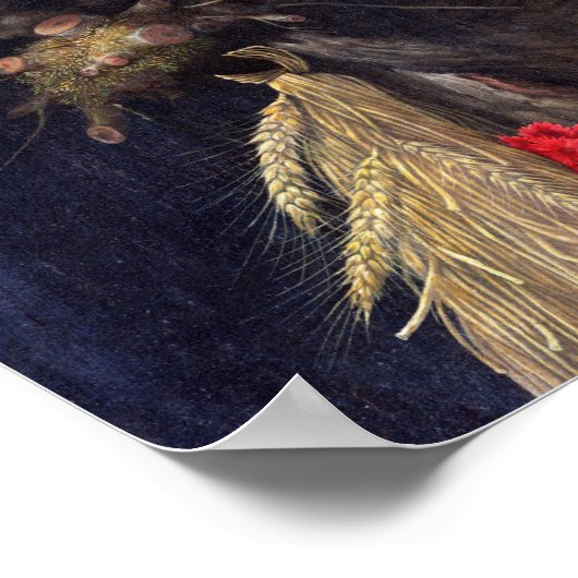 Four Seasons in One Head, Arcimboldo Poster (Hoek)