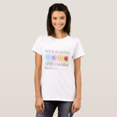 Four Seasons One Charm – Feminine Art T-shirt (Voorkant volledig)