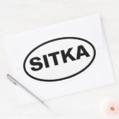 FOUR Sitka Ovale Sticker (Envelop)