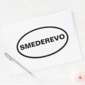 FOUR Smederevo Ovale Sticker (Envelop)