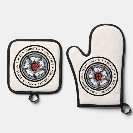 Four Solas Ovenwant & Pannenlap Set (Voorkant)