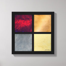 Four Squares 001 Canvas Afdruk