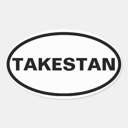 FOUR Takestan Ovale Sticker (Voorkant)