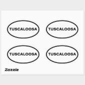 FOUR Tuscaloosa, Alabama Ovale Sticker (Vel)