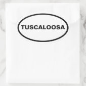 FOUR Tuscaloosa, Alabama Ovale Sticker (Tas)