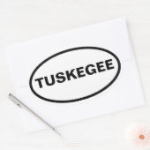 FOUR Tuskegee, Alabama Ovale Sticker (Envelop)