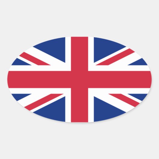 FOUR United Kingdom Ovale Sticker (Voorkant)