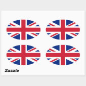 FOUR United Kingdom Ovale Sticker (Vel)