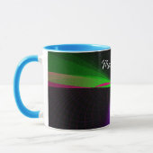 Four-Way Geometric Wave Coffee Mok (Links)