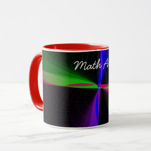 Four-Way Geometric Wave Coffee Mok