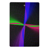 Four-Way Geometric Wave Mini Clipboard Mini Klembord (Achterkant)