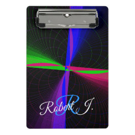 Four-Way Geometric Wave Mini Clipboard Mini Klembord