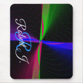 Four-Way Geometric Wave Mouse Pad Muismat (Voorkant)