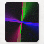 Four-Way Geometric Wave Mouse Pad Muismat (Voorkant)