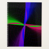 Four-Way Geometric Wave Spiral Planner (Voorkant)