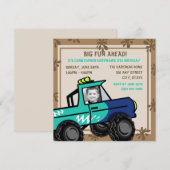 Four Wheel Fun / Verjaardag Kaart (Voorkant / Achterkant)