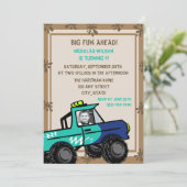 Four Wheel Fun / Verjaardag Kaart (Staand voorkant)