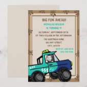 Four Wheel Fun / Verjaardag Kaart (Voorkant / Achterkant)