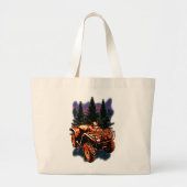 Four Wheeler Bag Grote Tote Bag (Voorkant)