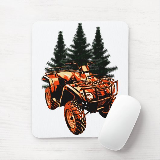 Four Wheeler Mousepad Muismat (Met muis)