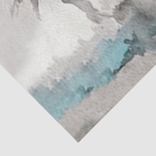 Four Wild Mustang Gallop Across the Prairie Tissuepapier (Detail)