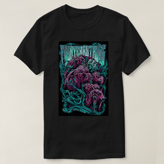 Four Year Strong Wolves   T-shirt (Design voorkant)