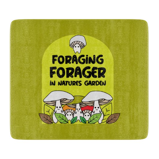 Fourageren Wilde Voedsel Snijplank (Voorkant)