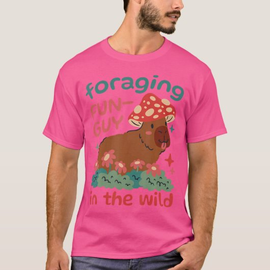 Fouragerende Schimmel Capybara T-shirt (Voorkant)