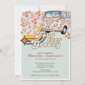 Fourever Young Daisy Van Floral 4e verjaardag Kaart (Voorkant)