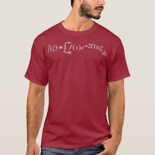 Fourier Transform vergelijking Physics Science T-shirt