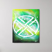 Fourleaf sigil canvas afdruk (Voorkant)