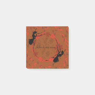 fourmi , positief bevestigend , zin inspirante post-it® notes