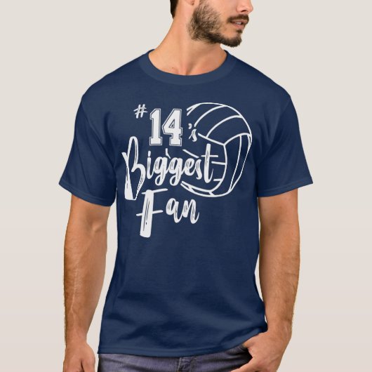 Fourn 14 Biggest volleyball mama Volleyball T-shirt (Voorkant)