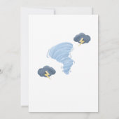 Fournado Boy Tornado Storm Vierde verjaardagsfeest Kaart (Achterkant)