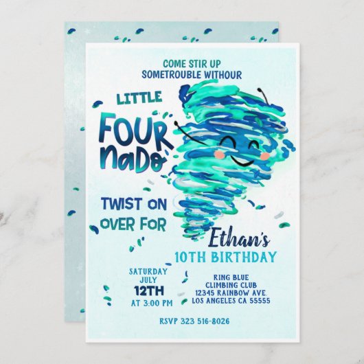 Fournado Kaart (Voorkant / Achterkant)