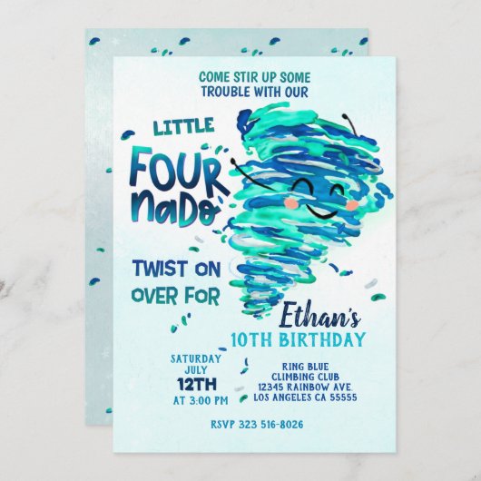 Fournado Kaart (Voorkant / Achterkant)