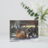 Fourteenth St. at Christmas time Feestdagenkaart (Staand voorkant)