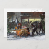 Fourteenth St. at Christmas time Feestdagenkaart (Voorkant / Achterkant)