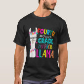 Fourth 4th Grade Teacher Back To School No Prob Ll T-shirt (Voorkant)