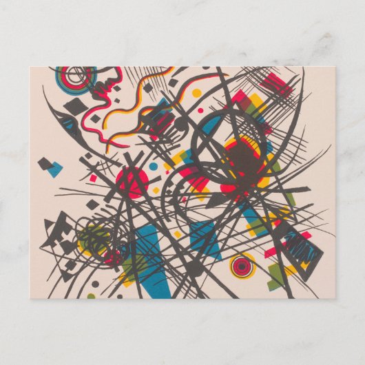 Fourth Bauhaus Wallet, 1923 by Wassily Kandinsky Briefkaart (Voorkant)