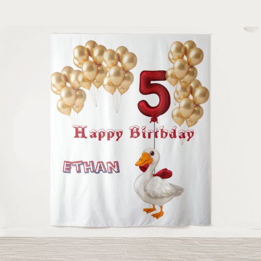 Fourth Birthday  Wandkleed (Voorkant)