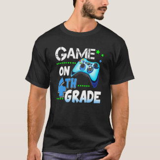 Fourth Grade  Game On 4th Grade Back To School Gam T-shirt