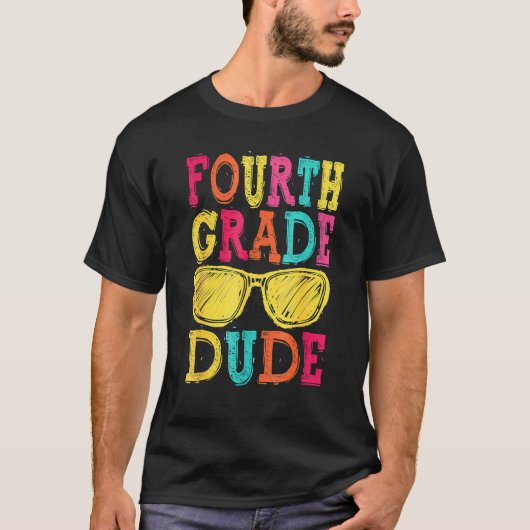Fourth Grade School Summer Back To School Summer T-shirt (Voorkant)