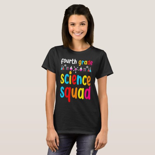 Fourth Grade Science T-shirt (Voorkant volledig)