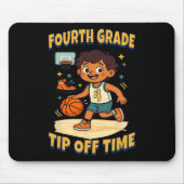 Fourth Grade Sketll Tip Off Game Day Vibes  Muismat (Voorkant)