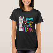 Fourth Grade Squad No Prob Llama Team 4th Grade Te T-shirt (Voorkant)
