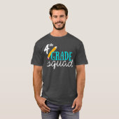 Fourth Grade Squad Teachers Shirt 4th Graders (Voorkant volledig)